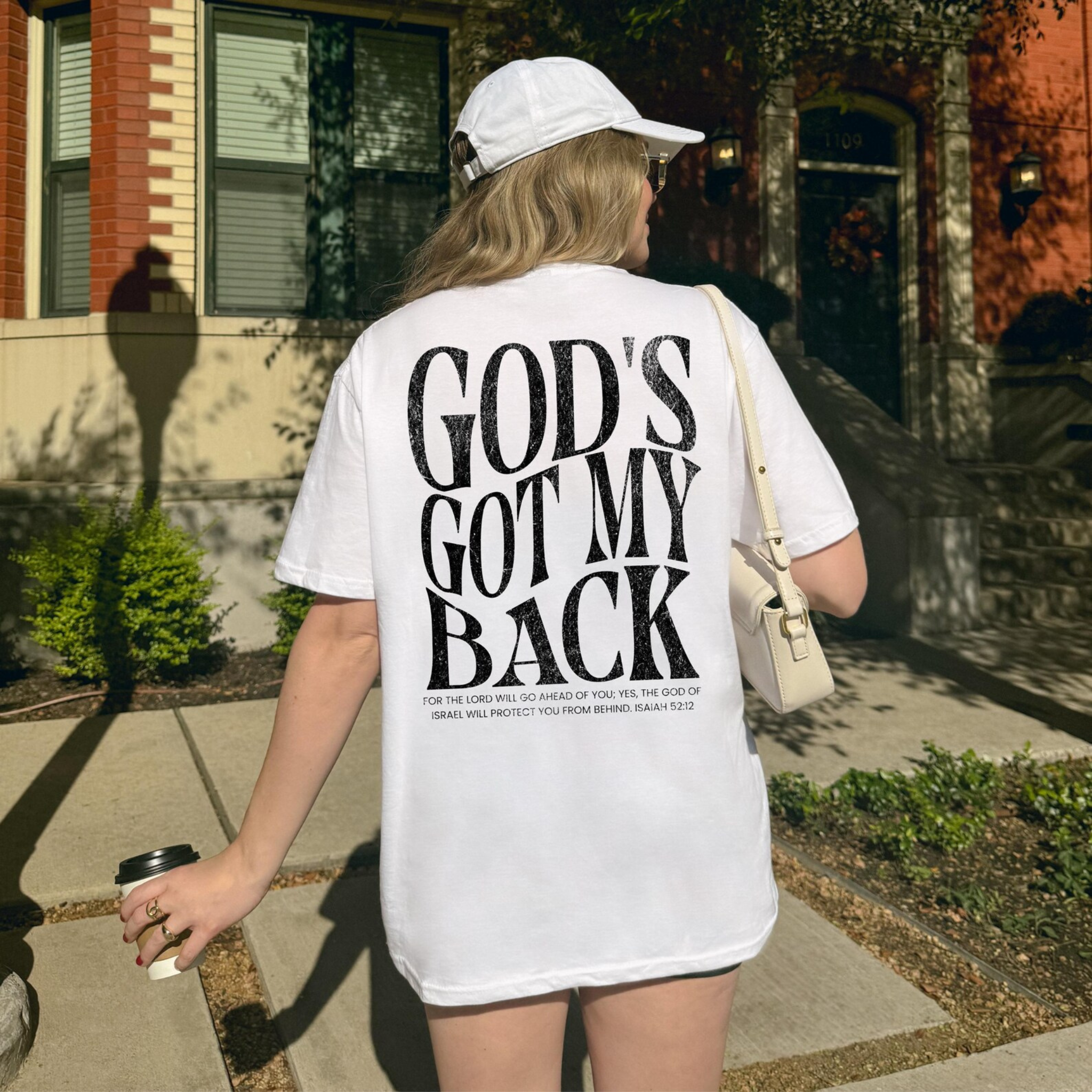 God's God My Back Shirt Christian Shirt